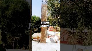 Column finishing Casting construction civilengineering casting column viralvideo shorts [upl. by Damales]