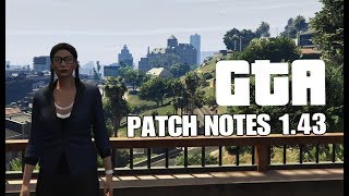 GTA 143 Patch Notes Commentary [upl. by Azirb]