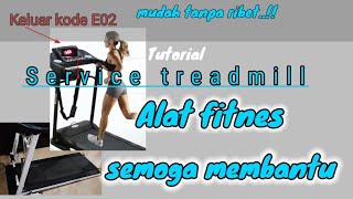 Servis treadmill rusak tutorialfitness [upl. by Egap]