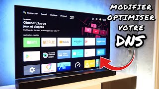 DNS 👉 MODIFIER  OPTIMISER la connexion de votre BOXTV ANDROID grace au DNS dns [upl. by Eimmij]