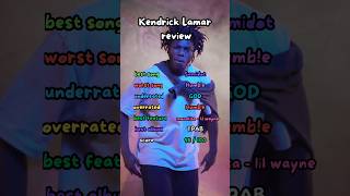 Kendrick lamar discography review kendricklamar rap kendrick [upl. by Debi]