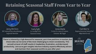 Retaining Seasonal Staff Year to Year  2023 Tourism Workforce Summit [upl. by Aicilf]