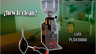 Lelit Fred  Grinder cleaning [upl. by Richmound]