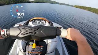 Seadoo RXP 255 acceleration Sweden [upl. by Araihc]