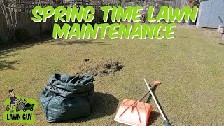 SPRING TIME LAWN MAINTENACE [upl. by Laurin]