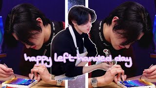 changkyun being adorable lefty happy lefthanded day [upl. by Candie]