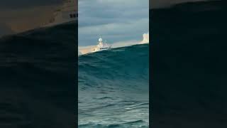 Two Ships Lose Control in the Face of a Massive Wavequot massivewaves cruiseliners scaryocean [upl. by Azenav]