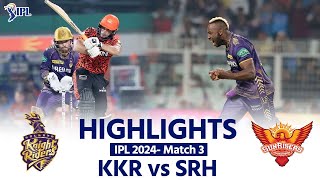 KKR vs SRH IPL 2024 Match Highlights Kolkata Knight Riders vs Sunrisers Hyderabad Today Match [upl. by Kolb]