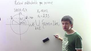 Řešení základních goniometrických rovnic [upl. by Aramoj]