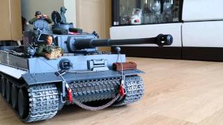 Tamiya Tiger tank 116 RC Scale [upl. by Martreb]