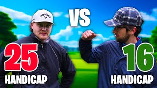 What 16 vs 25 Handicap Golf Looks like Every Shot [upl. by Torrell]