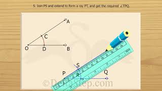 Construction of Same Angle from Given Angle  Class 6  CBSE  NCERT  ICSE [upl. by Sufur993]