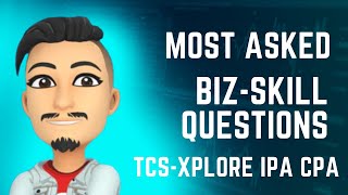 TCSXPLORE CPAIPA BIZSKILL MOST REPEATED QUESTIONS [upl. by Nicholas227]