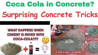 What will Happen if we add coca cola in concrete [upl. by Sievert610]