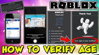 HOW TO VERIFY YOUR AGE ON ROBLOX TO ENABLE VOICE CHAT 2022 [upl. by Nemzaj738]