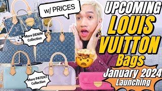 UPCOMING LOUIS VUITTON BagswPRICEPART 2 DENIM COLLECTION amp VERNIS REISSUE Collection Nano Speedy [upl. by Aihn]