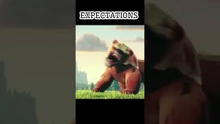 DRUID ANIMATION AND EXPECTATIONS VS REALITY 🤣🤣clashofclans coc shorts viral clashroyale [upl. by Hareema]