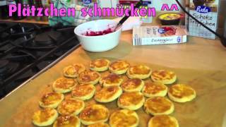 Rezept  Einfache Plätzchen  Cookies backen  Gewinnspiel schon vorbei [upl. by Tterag]