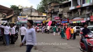 Main road market of Nashik Maharashtra [upl. by Horick924]