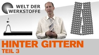 Die Welt der Werkstoffe Hinter Gittern Teil 3 Gleitebenen und Gleitsysteme [upl. by Broderic]