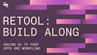 Retool Buildalong Adding AI to your apps and workflows [upl. by Adlesirg]