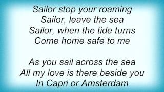 17889 Petula Clark  Sailor Lyrics [upl. by Harwell]