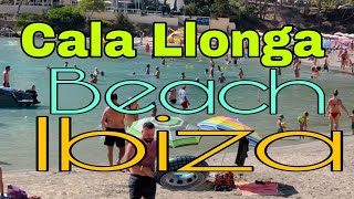 Cala Llonga Beach IbizaPlaya de Cala LlongaCala Llonga Ibiza summer video in Ibiza [upl. by Ybrek]