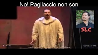 Pagliacci quotNo Pagliaccio non sonquot [upl. by Odetta]