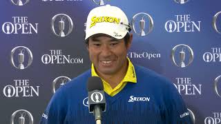 Hideki Matsuyama Sunday Flash Interview 2024 Open Championship Royal Troon [upl. by Glad108]