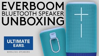 Ultimate Ears EVERBOOM Bluetooth Speaker UNBOXING and Setup [upl. by Adolphus]