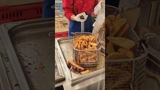 Hot WEDGES or FRIES or CHIPS or simply POTATOES shorts fries food foodie [upl. by Nodle]