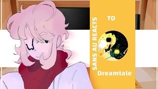 Sans Au reacts to DreamtaleBad English [upl. by Anelrihs761]