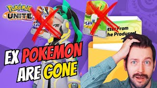 Farewell EX Pokemon WE WONT MISS YOU Producer Letter IS WILD  Pokemon Unite [upl. by Picco]