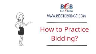 How to practice basic bidding [upl. by Nonie]