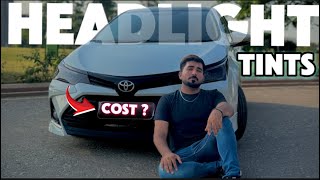 Corolla restoration ep03 Headlights tint krwa Di 😍 number plate ka kia krun🤔 [upl. by Lrak]