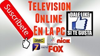 Televisión en la Pc sin programas 2017 [upl. by Orihakat353]