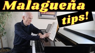 7 tips to play Malagueña on piano Tutorial by pianist Duane Hulbert [upl. by Wernsman]