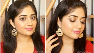 Indian Festive Makeup Tutorial  Navratri Special  corallista [upl. by Atinuj]