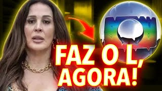 FAZ O L AGORA CLAUDIA RAIA FOI DEMITIDA DA GLOBO DEPOIS DE FAZER CAMPANHA PRO LULA [upl. by Bradshaw]