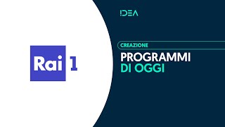 Rai 1  Programmi di oggi [upl. by Elleined]