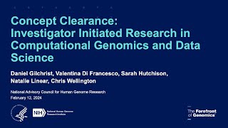 PAR InvestigatorInitiated Research in Computational Genomics and Data Science  Dan Gilchrist [upl. by Maxie237]