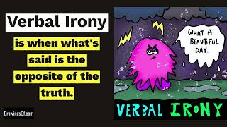 3 Types of Irony Illustrated and Explained [upl. by Wellesley256]