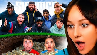 Freya Reacts to SIDEMEN VS 40 YOUTUBERS ULTIMATE HIDE amp SEEK [upl. by Annaitsirk34]