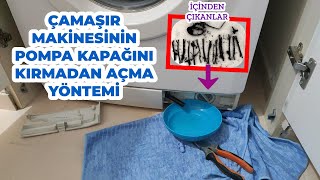 Çamaşır Makinesi Pompa Kapağı Açılmıyorsa Çözümü [upl. by Ecinahs]