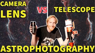 Camera Lens vs Refractor for astrophoto FIGHT [upl. by Allebasi759]