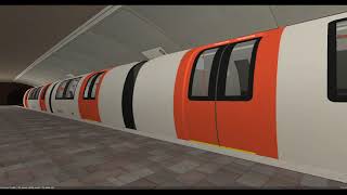 Metro Simulator Beta Glasgow Subway Kinning Park [upl. by Airolg]