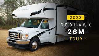 RV Rundown  2023 Jayco Redhawk 26M Class C Motorhome with a Murphy Bed Sleeps 6 at Southern RV [upl. by Aihcila202]