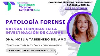 Patología forense Nuevas técnicas en la investigación de causas [upl. by Norel]