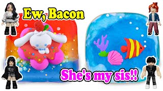 Relaxing Slime Storytime Roblox  My sister was hated just because she was Bacon [upl. by Amilb480]