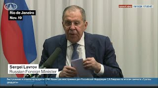 Russia Does Not Want to See a Nuclear War Lavrov Says [upl. by Eita]